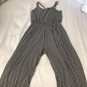 Black and white romper